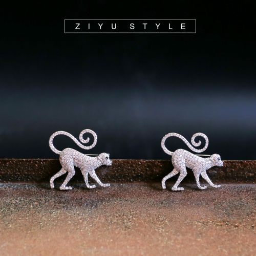 Broche femme en Alliage argent et plaqué or - Ref 1177495