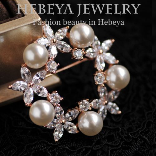 Broche femme en Nacre - Ref 1177496