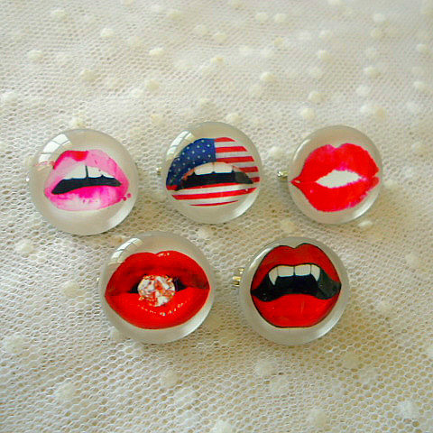 Broche en cristal artificiel - Ref 1177534