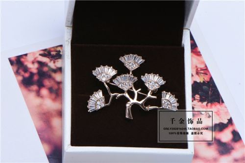 Broche en Alliage argent et plaqué or - Ref 1177559