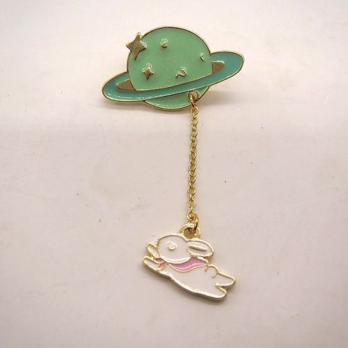 Broche femme en Alliage argent et plaqué or - Ref 1177583