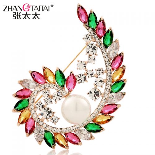 Broche femme en Zircon diamant - Ref 1177586