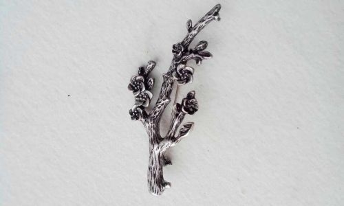 Broche en Alliage argent et plaqué or - Ref 1177603