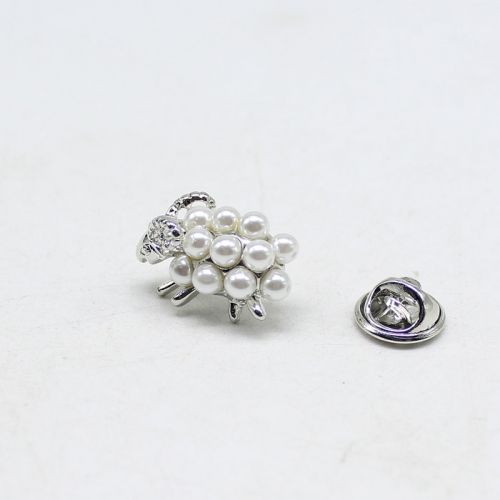 Broche femme en Alliage argent et plaqué or - Ref 1177641