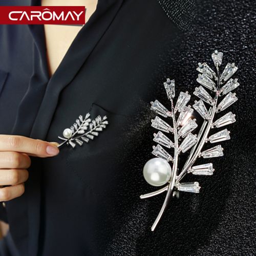 Broche femme CAROMAY en Zircon diamant - Ref 1177662