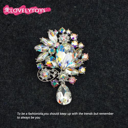 Broche femme en Alliage argent et plaqué or - Ref 1177681