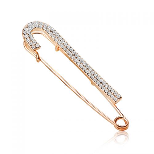 Broche femme en Alliage argent et plaqué or - Ref 1177710