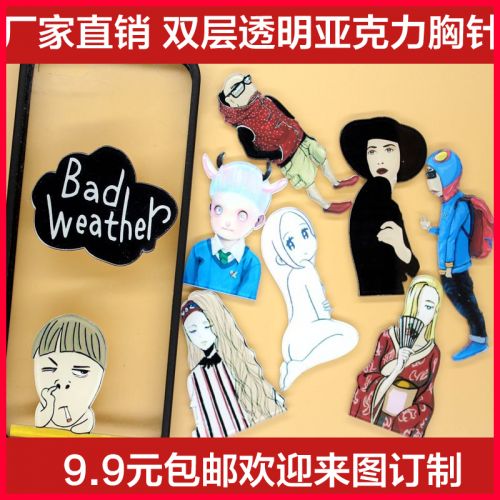 Broche en plexiglas - Ref 1177729