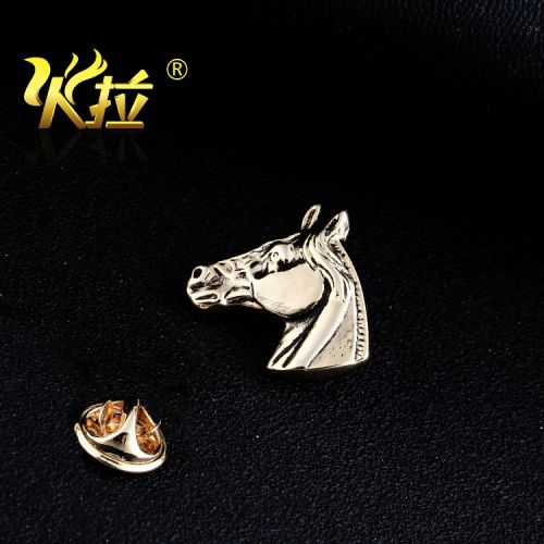 Broche homme en Alliage argent et plaqué or - Ref 1177793