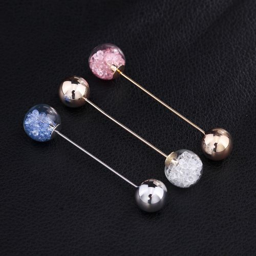 Broche femme KING en Alliage argent et plaqué or - Ref 1177816