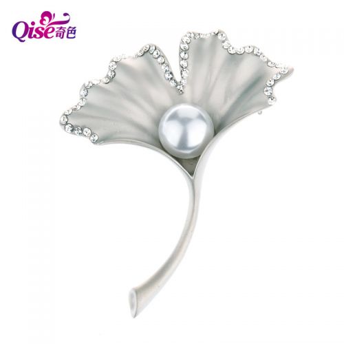 Broche femme en Alliage argent et plaqué or - Ref 1177820