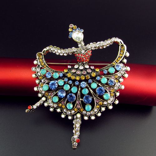 Broche femme en Alliage argent et plaqué or - Ref 1177863