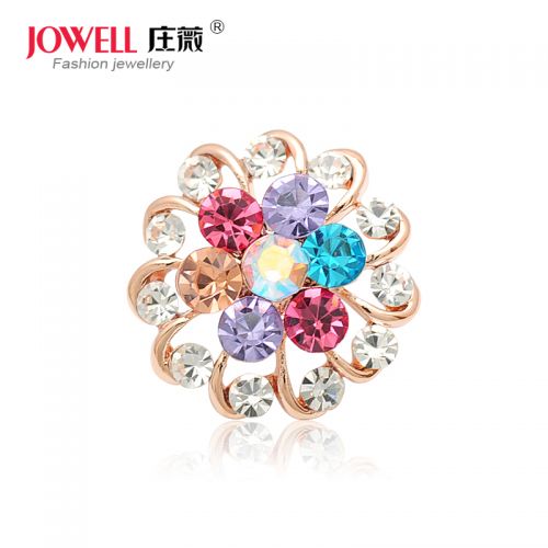 Broche femme en Alliage argent et plaqué or - Ref 1177868