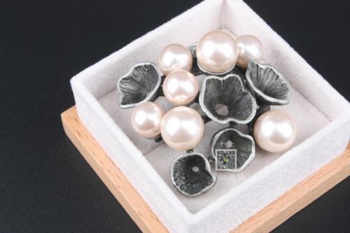 Broche en Alliage argent et plaqué or - Ref 1177952