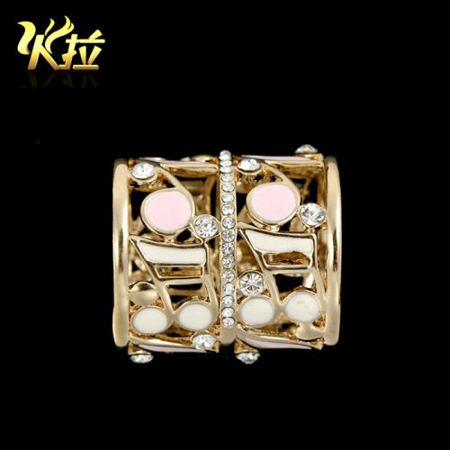 Broche femme en Alliage argent et plaqué or - Ref 1177953