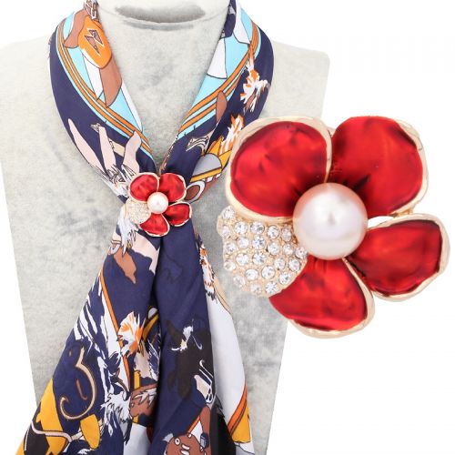 Broche femme YA BAO en Alliage argent et plaqué or - Ref 1177959