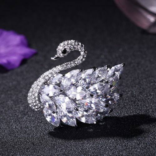 Broche femme en Alliage argent et plaqué or - Ref 1178031