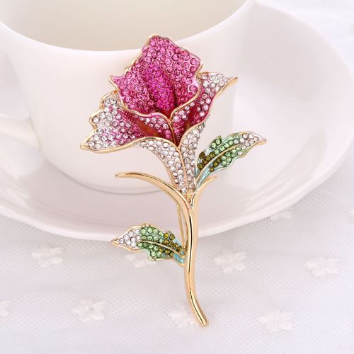 Broche femme en Alliage argent et plaqué or - Ref 1178057