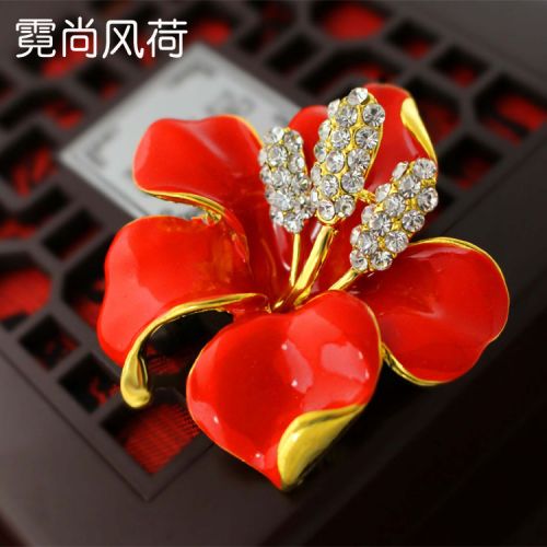 Broche femme en Zircon diamant - Ref 1178087