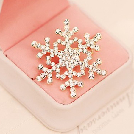 Broche Lovers en Alliage argent et plaqué or - Ref 1178090