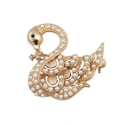 Broche en Alliage argent et plaqué or - Ref 1178118