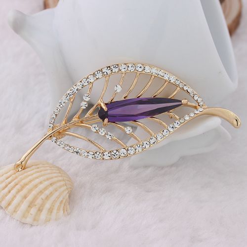 Broche femme en Alliage argent et plaqué or - Ref 1178162