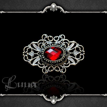 Broche en Alliage argent et plaqué or - Ref 1178233