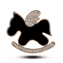 Broche femme en Alliage argent et plaqué or - Ref 1178266