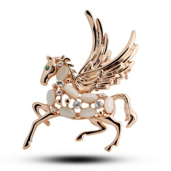 Broche femme en Alliage argent et plaqué or - Ref 1178305