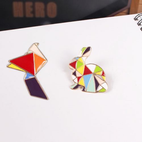 Broche femme en Alliage argent et plaqué or - Ref 1178323