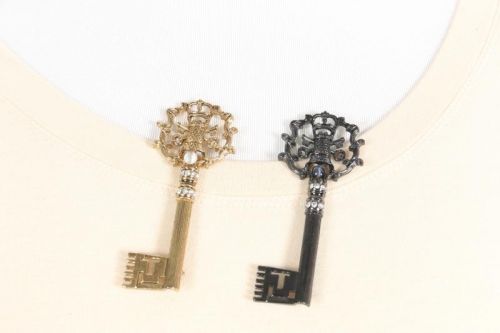 Broche en Alliage argent et plaqué or - Ref 1178329