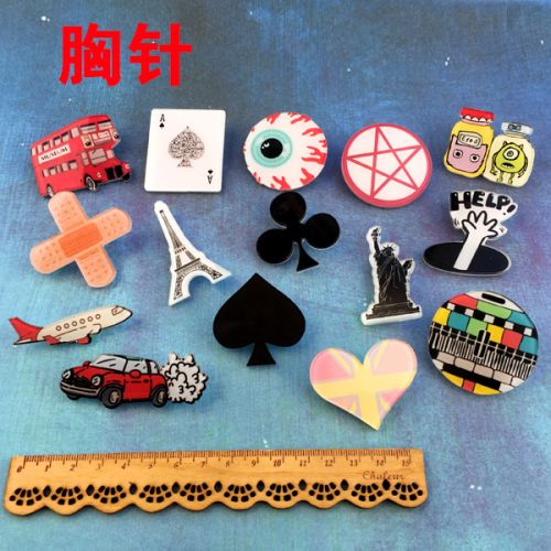 Broche en plexiglas - Ref 1178439