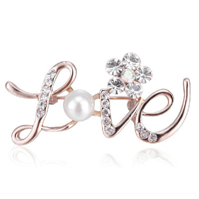 Broche femme en Alliage argent et plaqué or - Ref 1178459