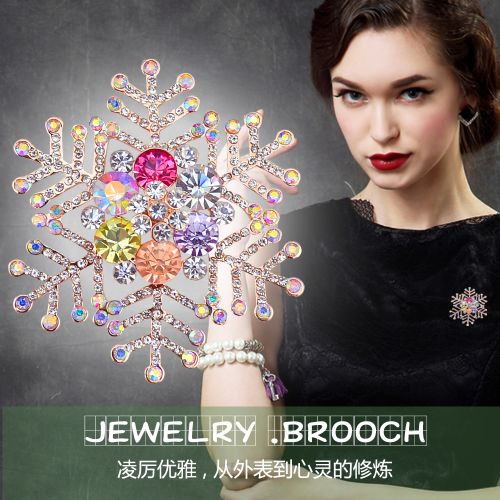 Broche femme en Alliage argent et plaqué or - Ref 1178470