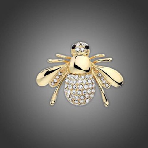 Broche femme en Alliage argent et plaqué or - Ref 1178491