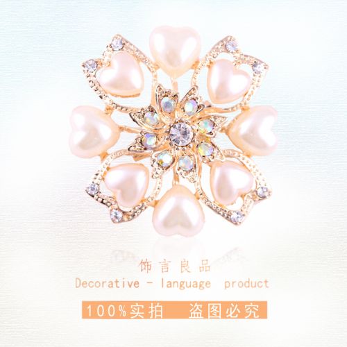 Broche femme en Alliage argent et plaqué or - Ref 1178517