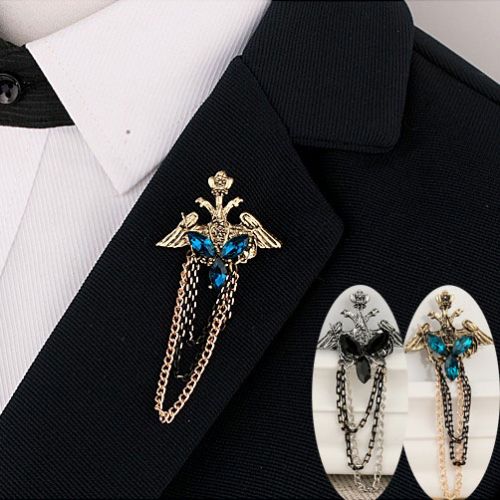 Broche en Alliage argent et plaqué or - Ref 1178527