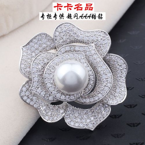 Broche femme en Zircon diamant - Ref 1178579