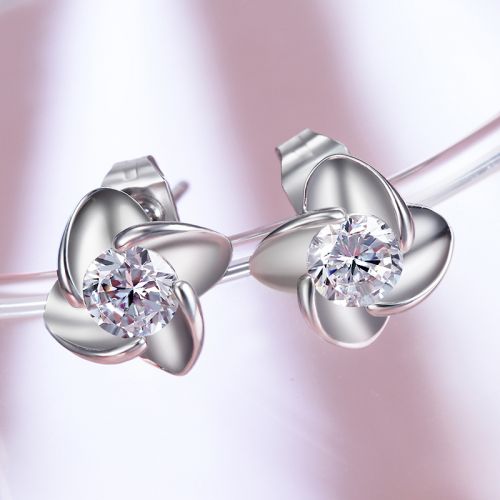 Broche femme en argenterie - Ref 1178595