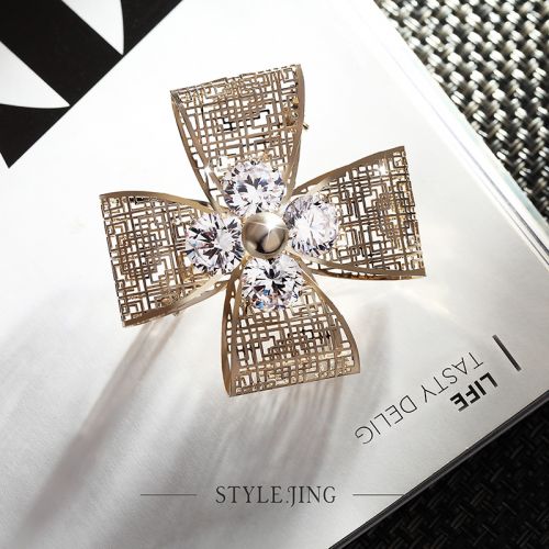 Broche femme STYLEJING en Zircon diamant - Ref 1178637