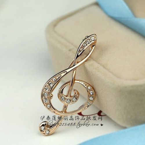 Broche femme en Alliage argent et plaqué or - Ref 1178663