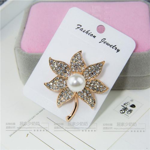 Broche femme en Alliage argent et plaqué or - Ref 1178684