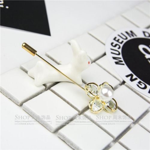 Broche femme en Alliage argent et plaqué or - Ref 1178724