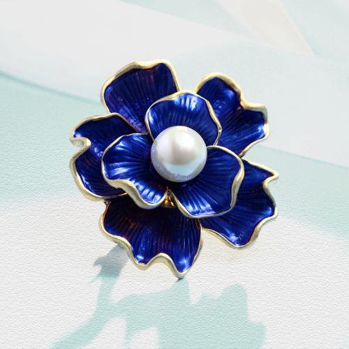 Broche femme en Alliage argent et plaqué or - Ref 1178750