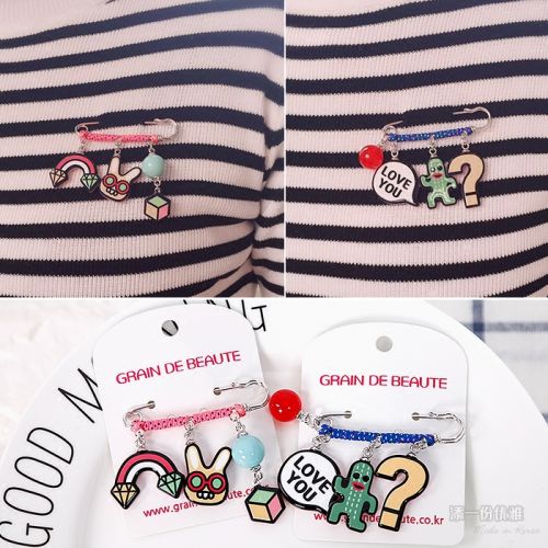 Broche femme GRAINDEBEAUTE - Ref 1178813