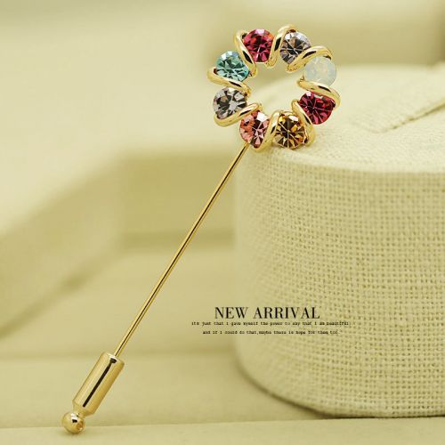 Broche femme en Alliage argent et plaqué or - Ref 1178839