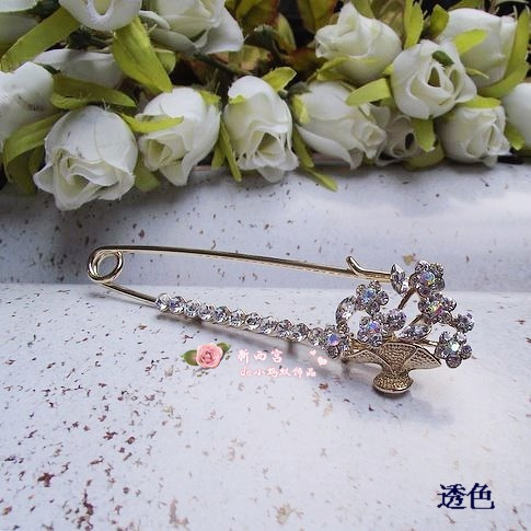 Broche femme en Zircon diamant - Ref 1178868