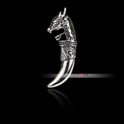 Broche Lovers en Alliage argent et plaqué or - Ref 1178872