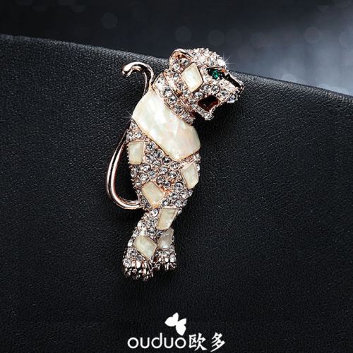 Broche Lovers en Alliage argent et plaqué or - Ref 1178875
