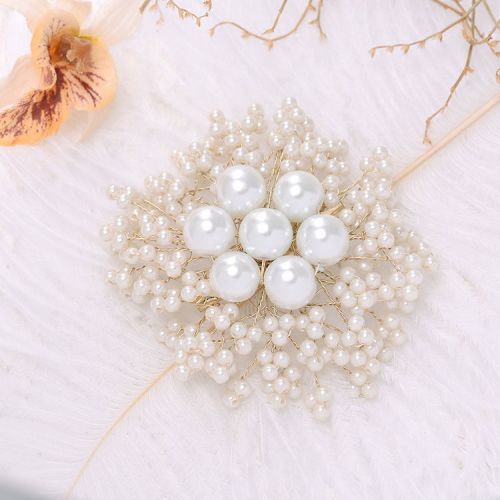 Broche femme en Alliage argent et plaqué or - Ref 1178930